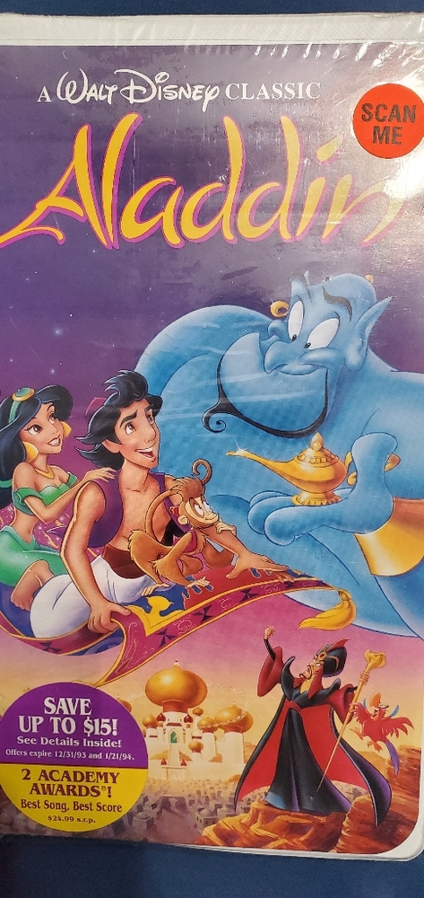 Black diamond vhs Aladdin